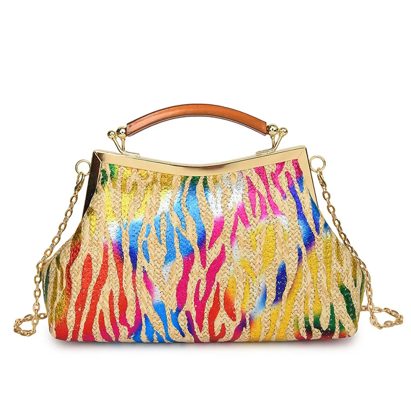 Tierdruck-Handtasche