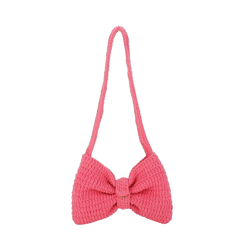 Bow-Detail Crochetasche