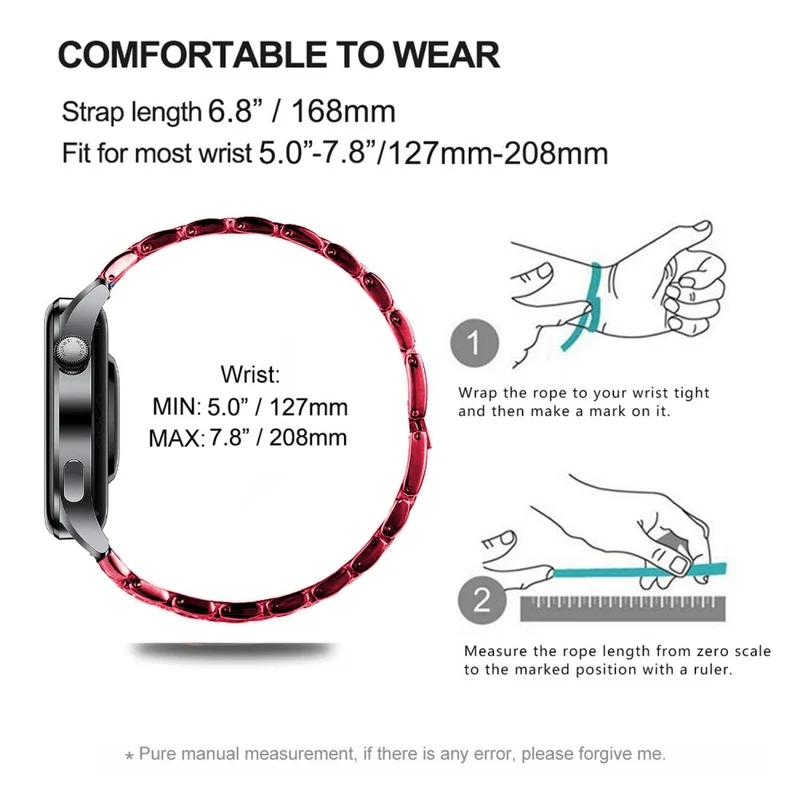 Megastark Huawei Watch GT 5 Pro 42mm / Huawei WATCH GT 5 41 mm Strass Universell Armband