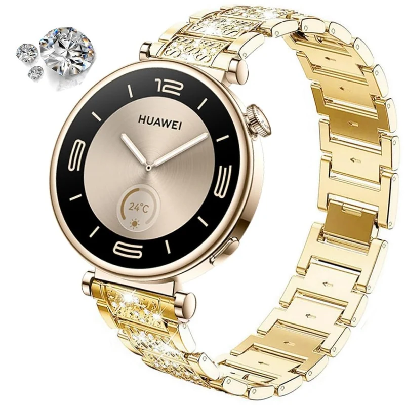 Megastark Huawei Watch GT 5 Pro 42mm / Huawei WATCH GT 5 41 mm Strass Universell Armband