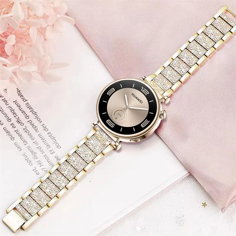 Megastark Huawei Watch GT 5 Pro 42mm / Huawei WATCH GT 5 41 mm Strass Universell Armband