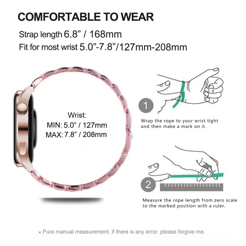 Megastark Huawei Watch GT 5 Pro 42mm / Huawei WATCH GT 5 41 mm Strass Universell Armband