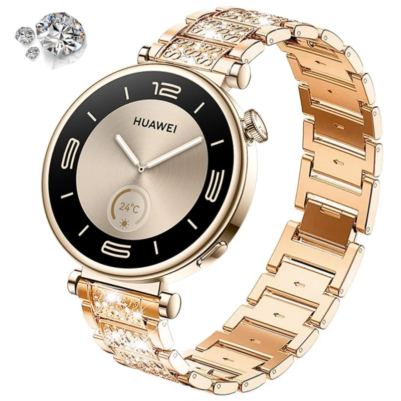 Megastark Huawei Watch GT 5 Pro 42mm / Huawei WATCH GT 5 41 mm Strass Universell Armband
