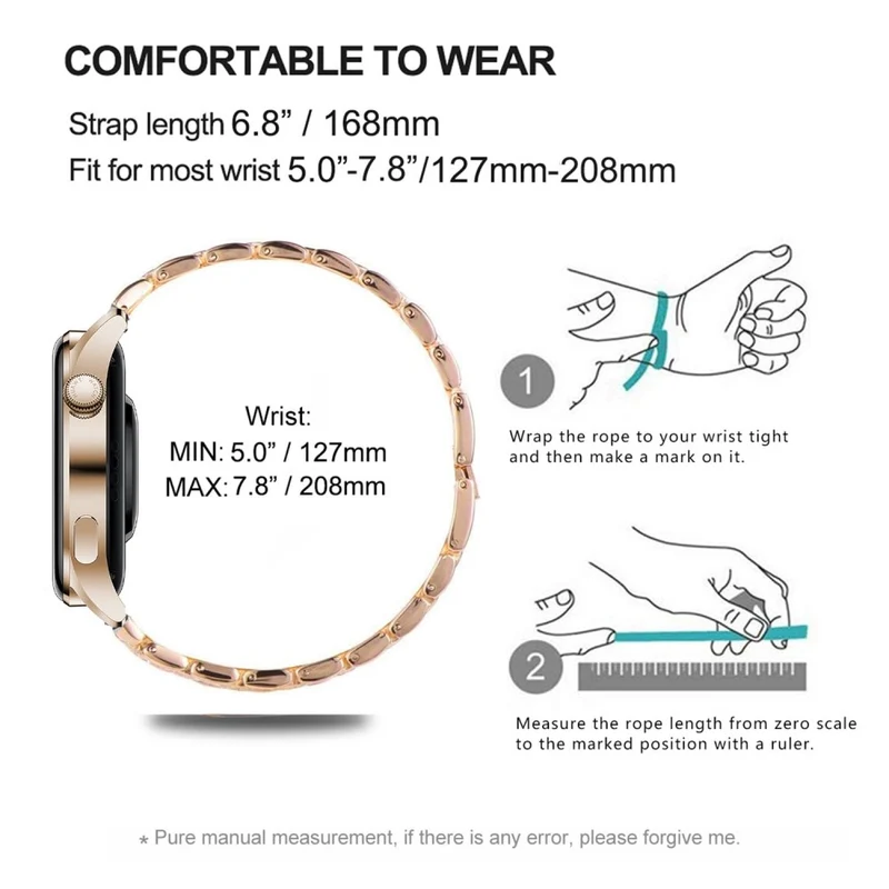 Megastark Huawei Watch GT 5 Pro 42mm / Huawei WATCH GT 5 41 mm Strass Universell Armband