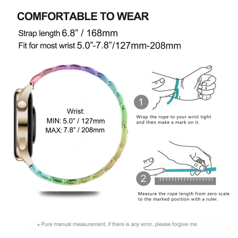 Megastark Huawei Watch GT 5 Pro 42mm / Huawei WATCH GT 5 41 mm Strass Universell Armband