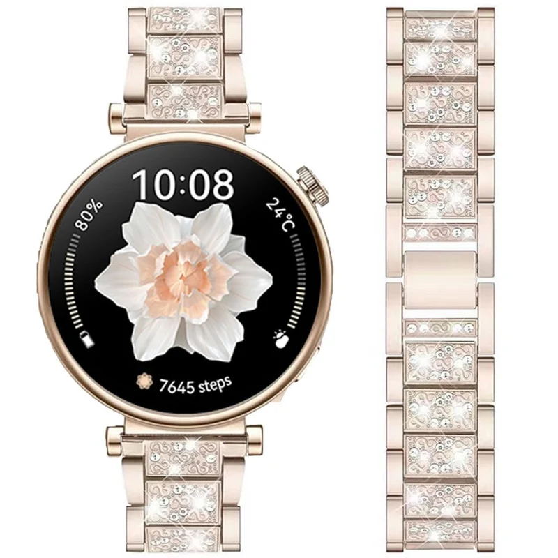 Megastark Huawei Watch GT 5 Pro 42mm / Huawei WATCH GT 5 41 mm Strass Universell Armband