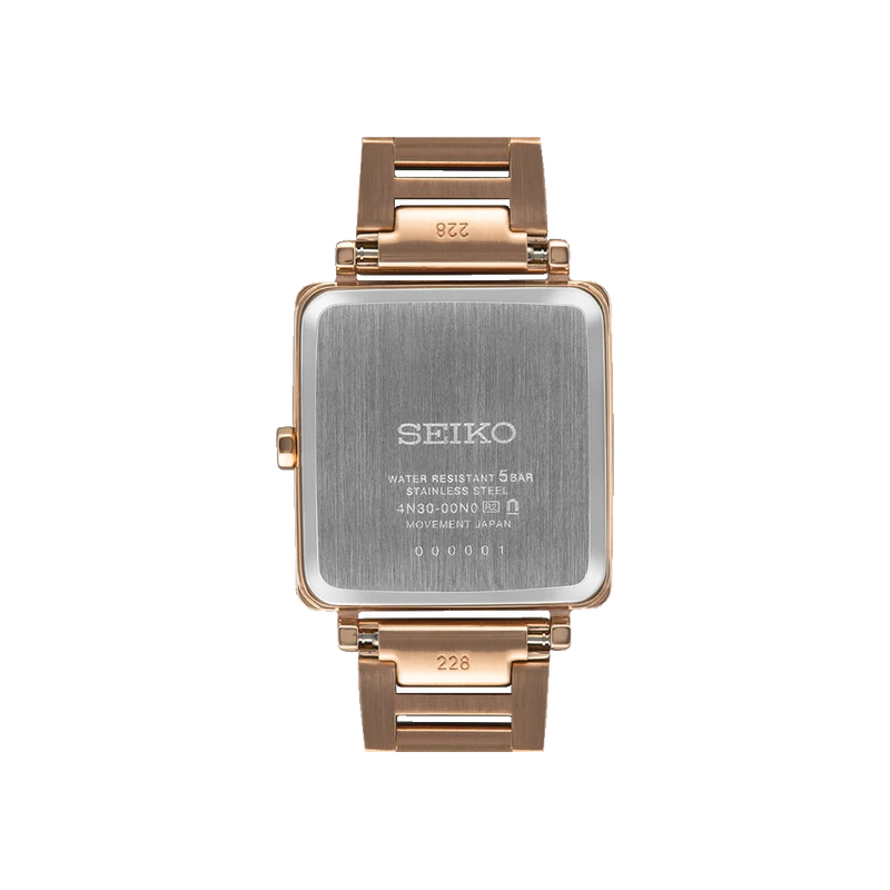 Seiko SWR112P1 Damenuhr Silber • Quarzwerk mit Hardlex-Glas • 5 ATM Wasserdicht
