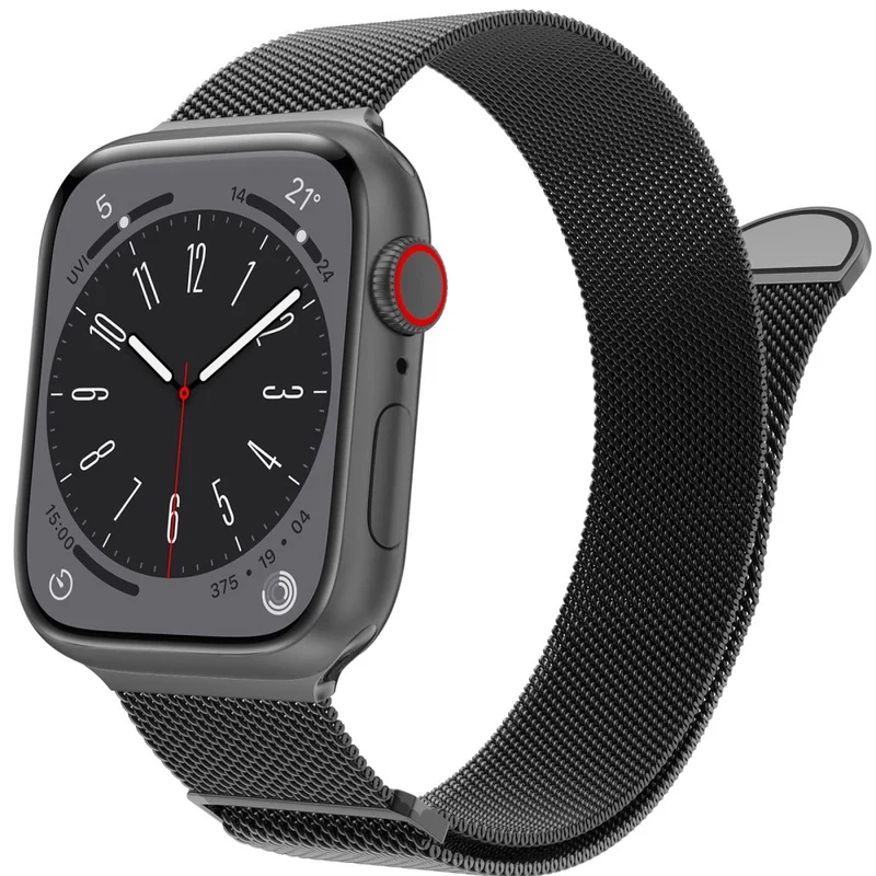 Zeitlos Apple Smartwatch Metall Universell Armband