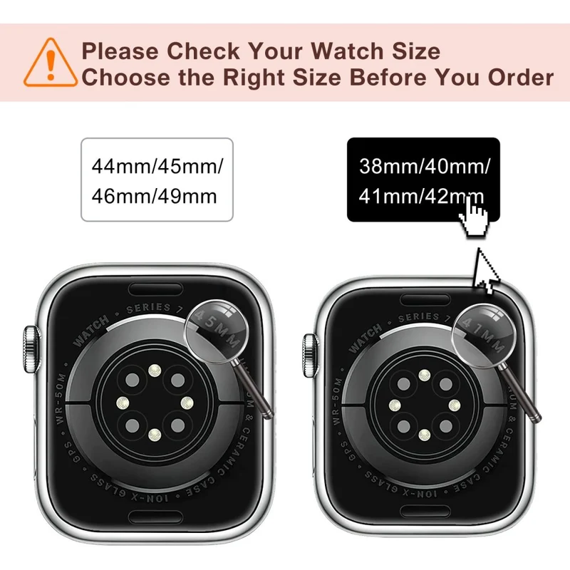 Zeitlos Apple Smartwatch Metall Universell Armband
