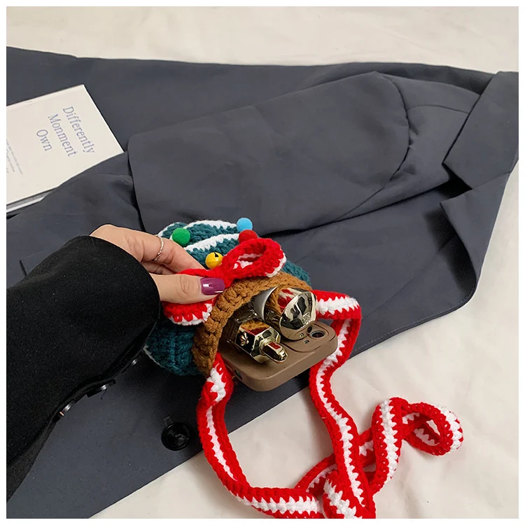 Festive gehäkelte Mini-Bag