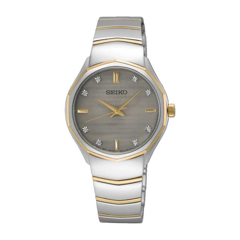 Seiko Classic SUR616P1 Damenuhr Silber • Saphirglas • Quarzwerk mit Diamanten