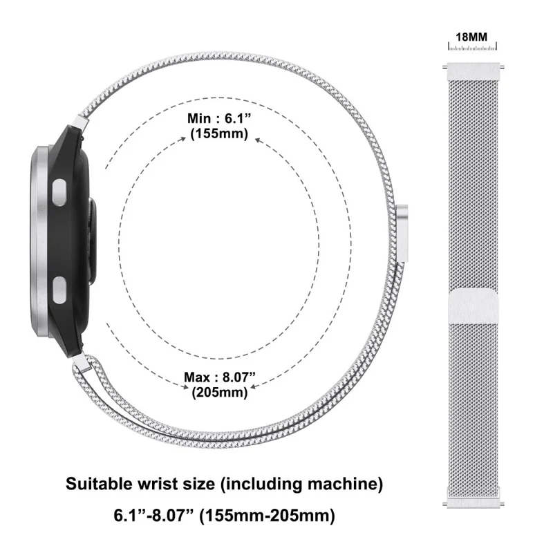 Unglaublich Sympathisch Huawei Watch GT 5 Pro 42mm / Huawei WATCH GT 5 41 mm Metall Universell Armband