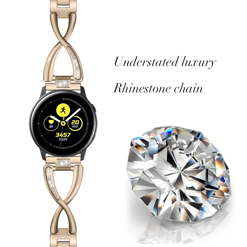 Mega Schön Huawei Watch GT 5 Pro 42mm / Huawei WATCH GT 5 41 mm Strass Universell Armband
