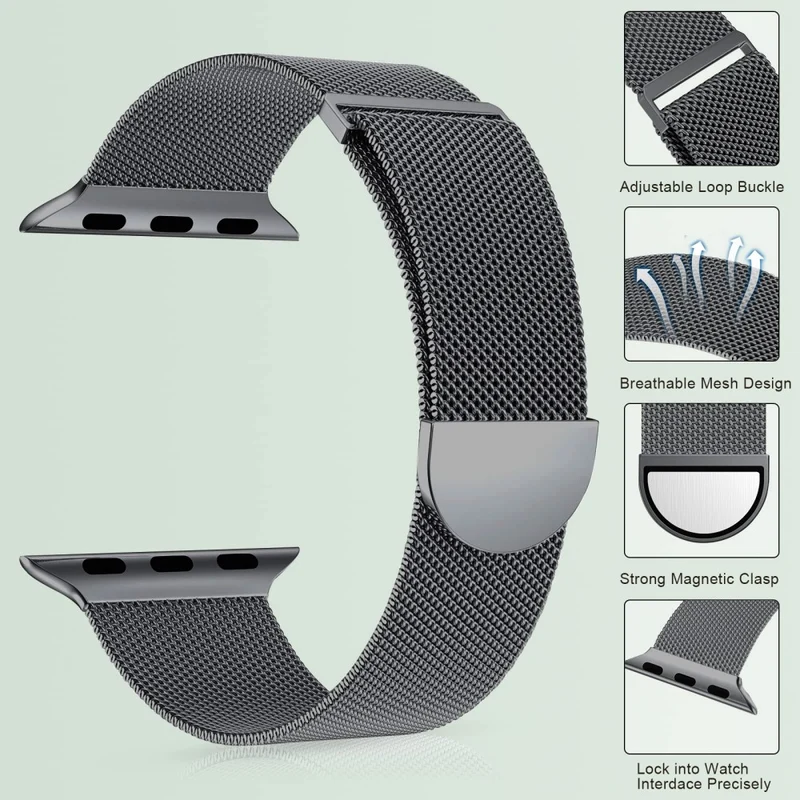 Wirklich Schön Apple Smartwatch Metall Universell Armband