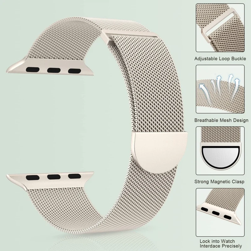 Wirklich Schön Apple Smartwatch Metall Universell Armband