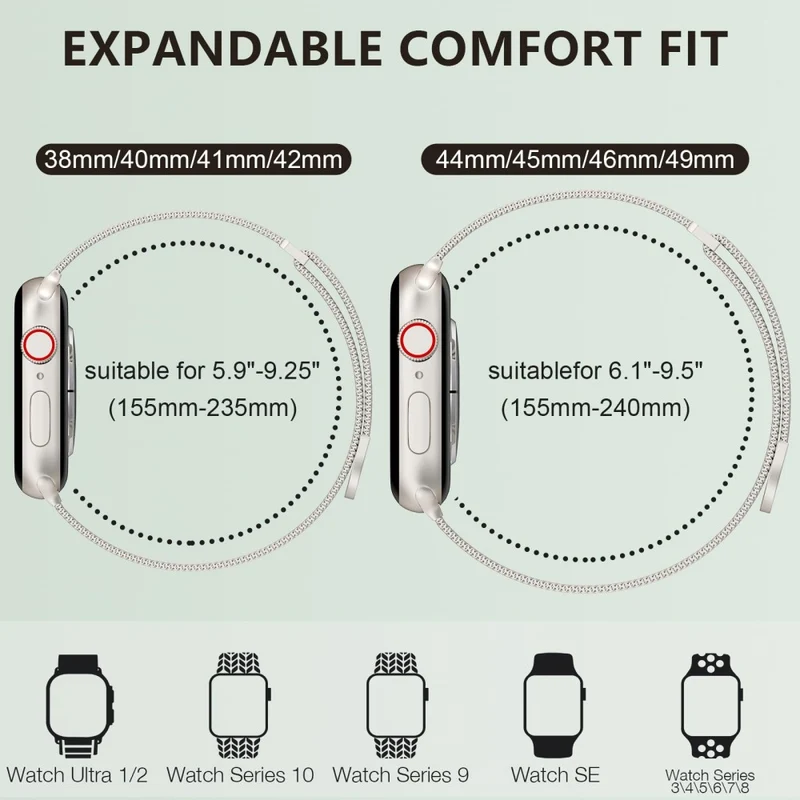 Wirklich Schön Apple Smartwatch Metall Universell Armband