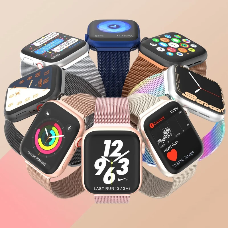 Wirklich Schön Apple Smartwatch Metall Universell Armband