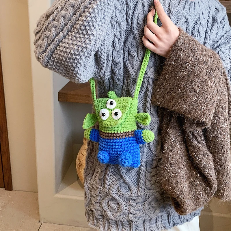Häkel Charakter Mini Rucksack