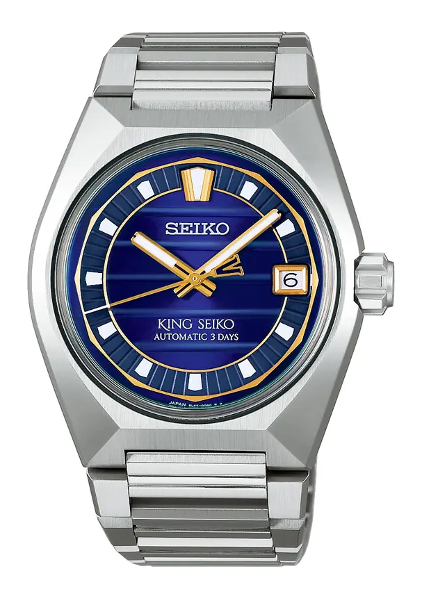 King Seiko Vanac SLA083 Herrenuhr Lila • Automatikwerk Kaliber 8L45 • Saphirglas