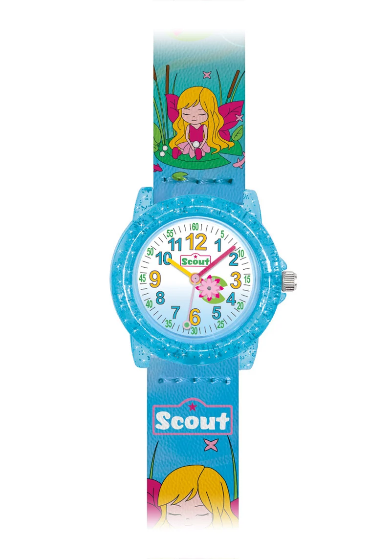 Scout Wasserelfe Kinderuhr • Quarzwerk • Waschbares Textilband