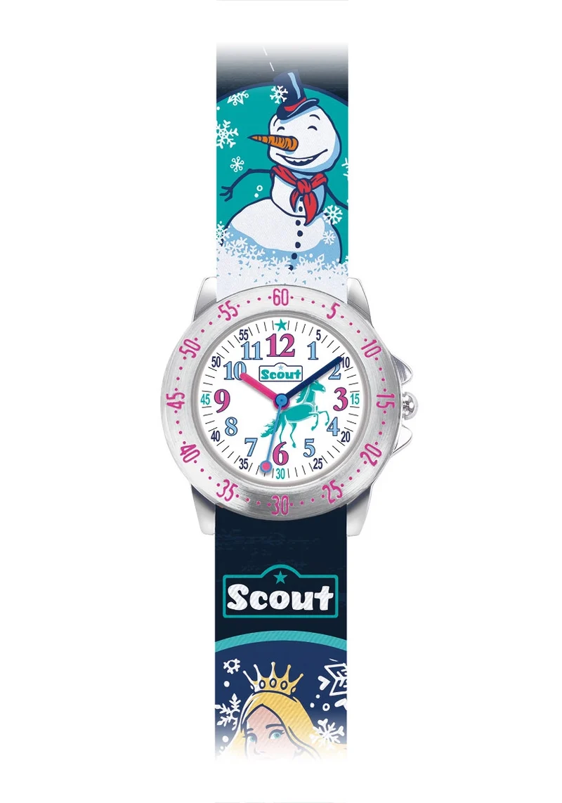 Scout Eisprinzessin 280378017 Kindermädchenuhr Blau • Quarzwerk • Mineralglas