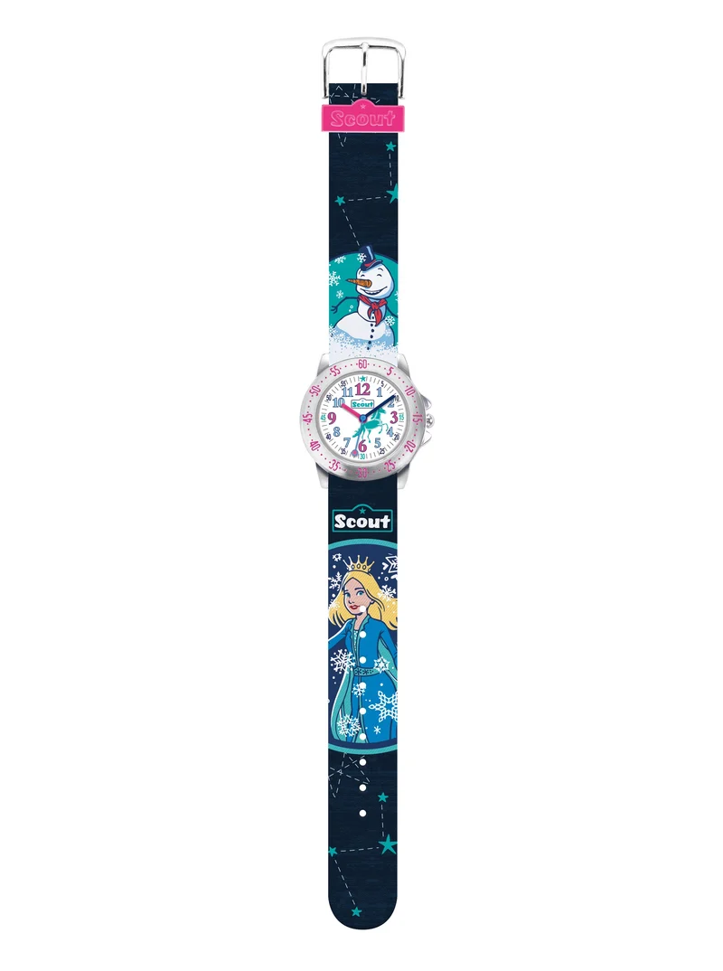 Scout Eisprinzessin 280378017 Kindermädchenuhr Blau • Quarzwerk • Mineralglas