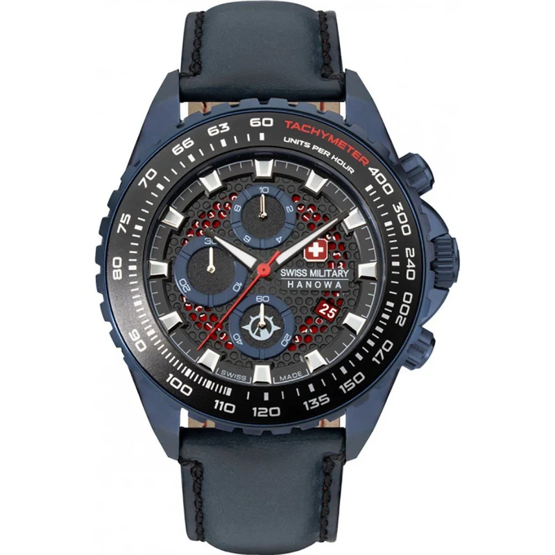 Swiss Military Hanowa Land SMWGC2102291 Herrenuhr Grün • Quarzwerk • 10 ATM Wasserdicht