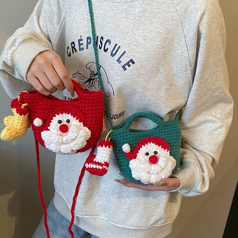 Verspielt Kürbis-Themen Häkel-Handtasche