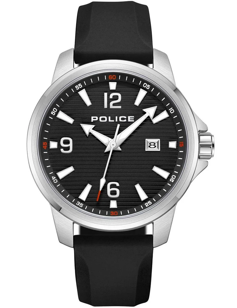 Police Mensor PEWJN0020903 Herrenuhr Schwarz • Mineralglas • 5 ATM Wasserdicht