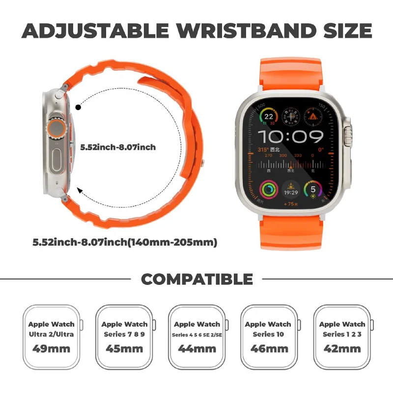 Flexibel Apple Smartwatch Silikon Universell Armband