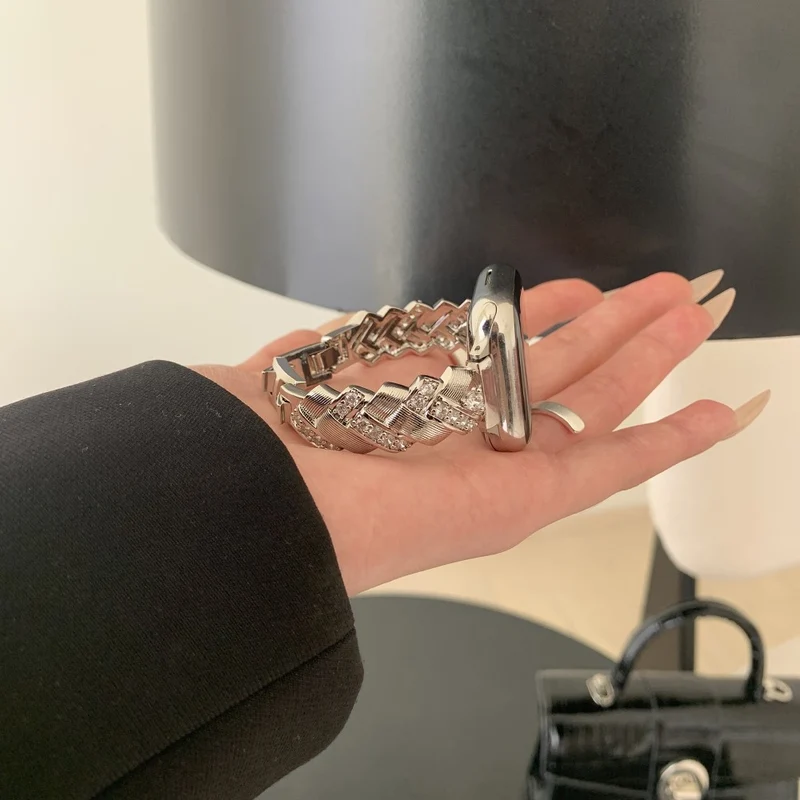 Bemerkenswert Elegant Apple Smartwatch Metall Universell Armband