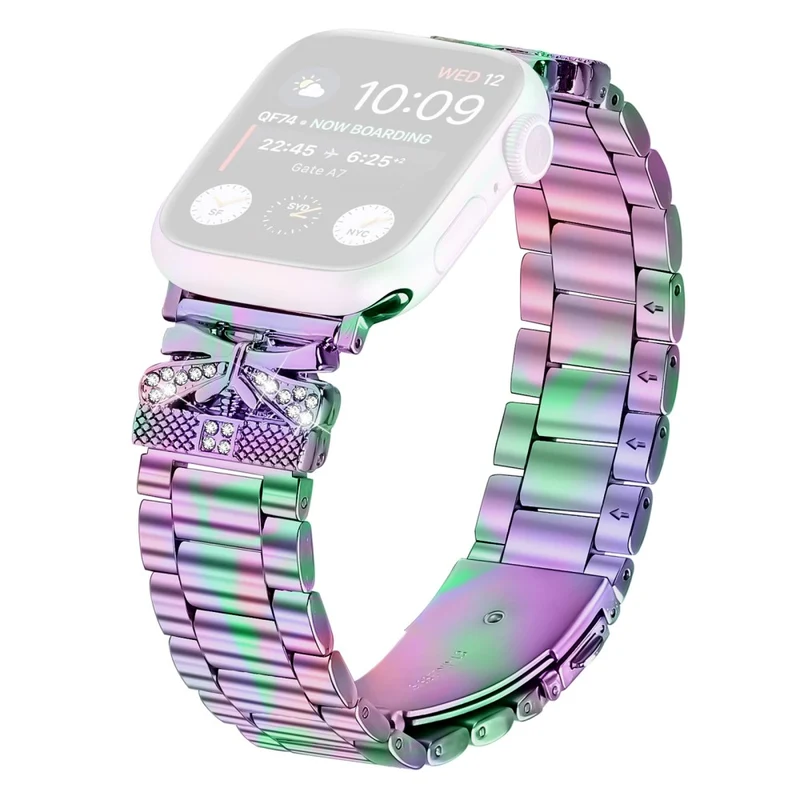 Auffallend Angenehm Apple Smartwatch Strass Universell Armband