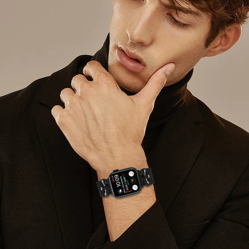Super Stylisch Apple Smartwatch Strass Universell Armband