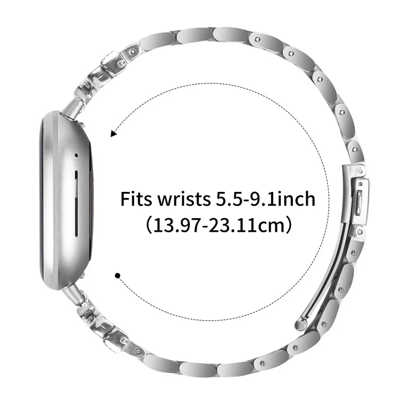 Sehr Gepflegt Fitbit Versa 3 / Fitbit Sense Strass Armband