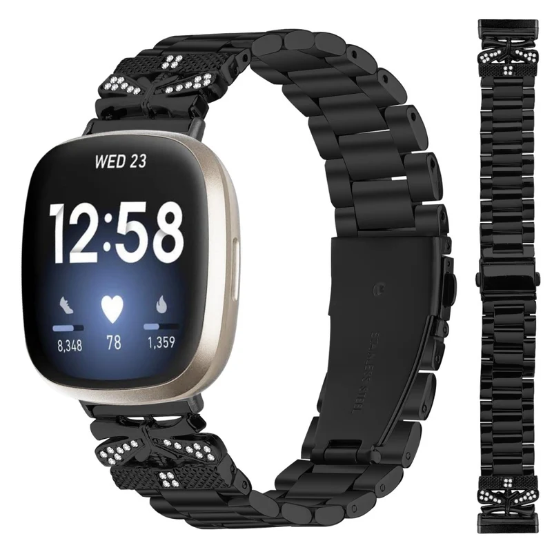 Bemerkenswert Prächtig Fitbit Versa 3 / Fitbit Sense Strass Armband