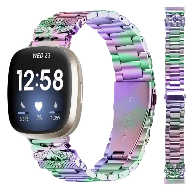 Bemerkenswert Prächtig Fitbit Versa 3 / Fitbit Sense Strass Armband