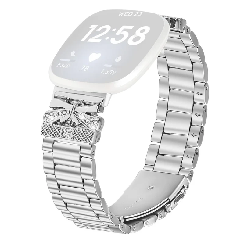 Haltbar Fitbit Versa 4 / Fitbit Sense 2 Strass Universell Armband