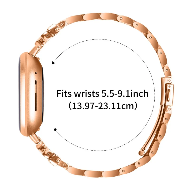 Unglaublich Robust Fitbit Versa 4 / Fitbit Sense 2 Strass Universell Armband