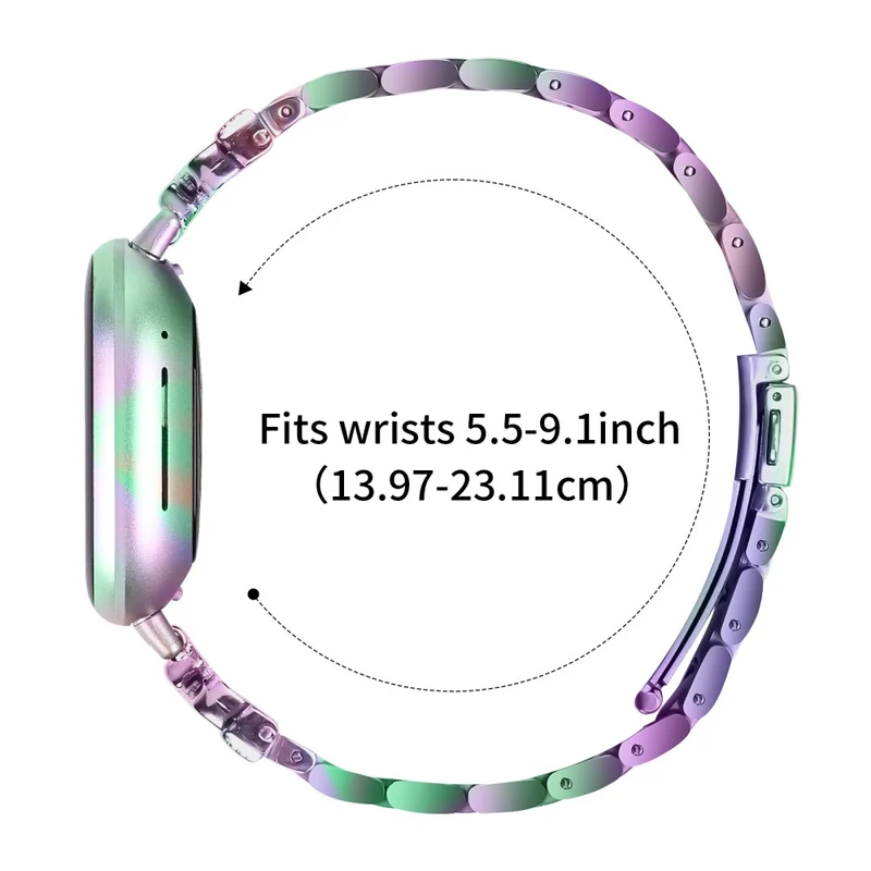 Unglaublich Robust Fitbit Versa 4 / Fitbit Sense 2 Strass Universell Armband