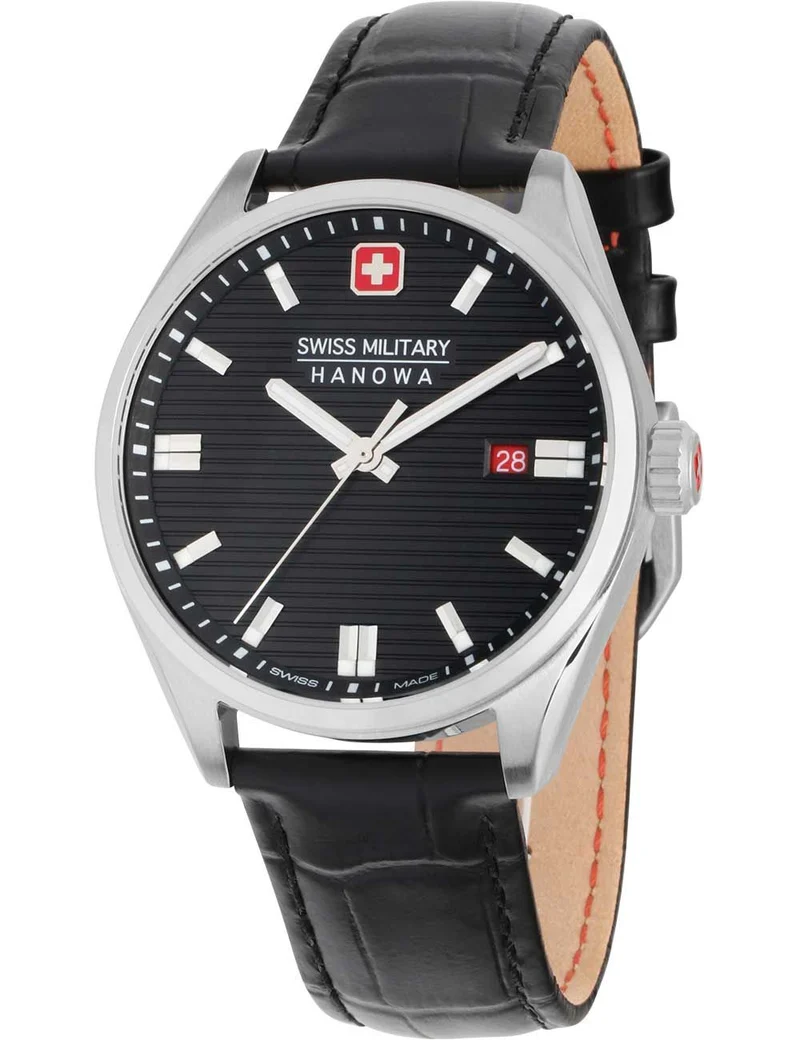 Swiss Military Hanowa Roadrunner SMWGB2200104 Herrenuhr Schwarz • Quarzwerk • Edelstahlgehäuse