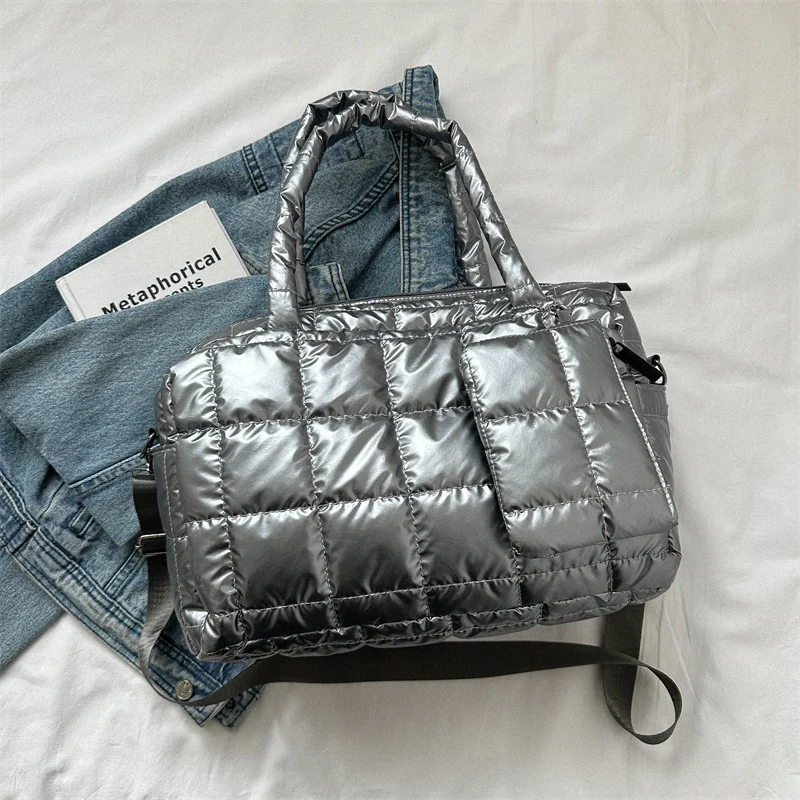 Puffer-Style Wochenendtasche