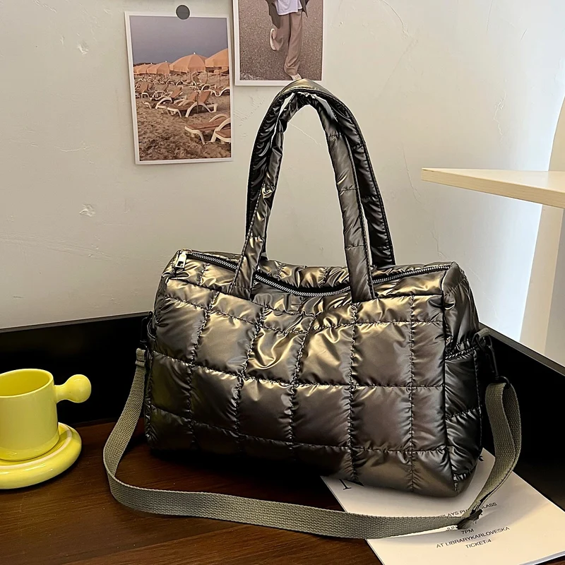 Puffer-Stil Multifunktionale Reise-Handtasche
