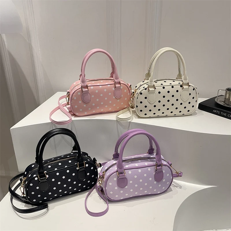 Punkte Mini Handtasche