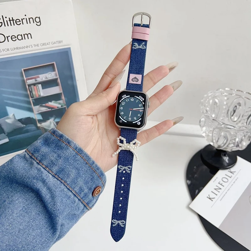 Stilvoll Apple Smartwatch Kunstleder Universell Armband