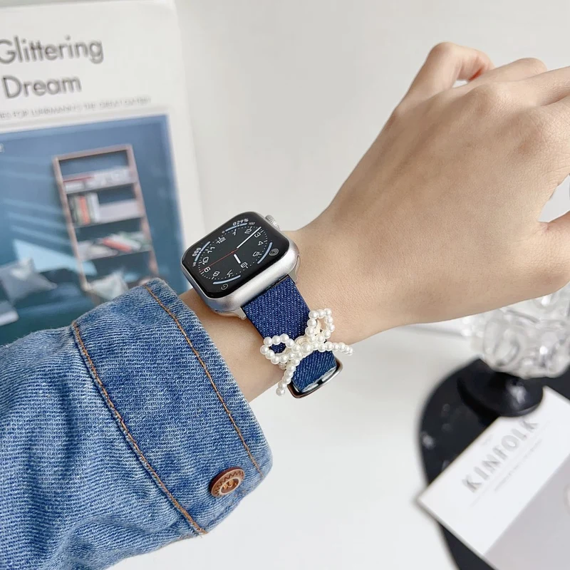 Stilvoll Apple Smartwatch Kunstleder Universell Armband