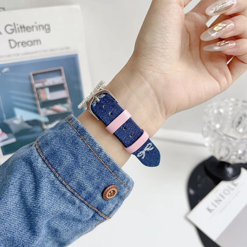 Stilvoll Apple Smartwatch Kunstleder Universell Armband
