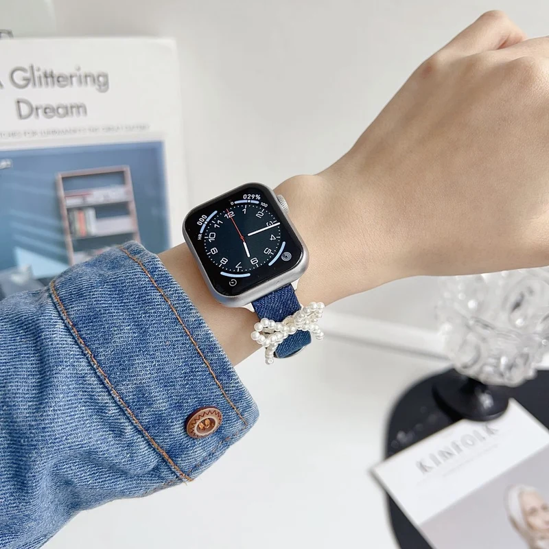 Stilvoll Apple Smartwatch Kunstleder Universell Armband