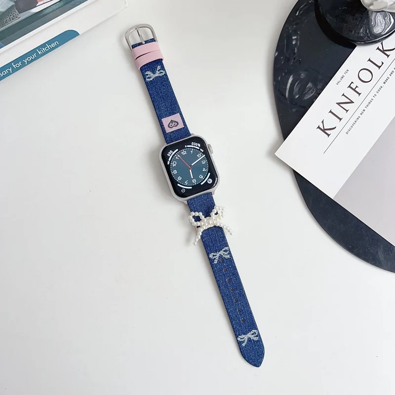 Mega Stylisch Apple Smartwatch Kunstleder Universell Armband