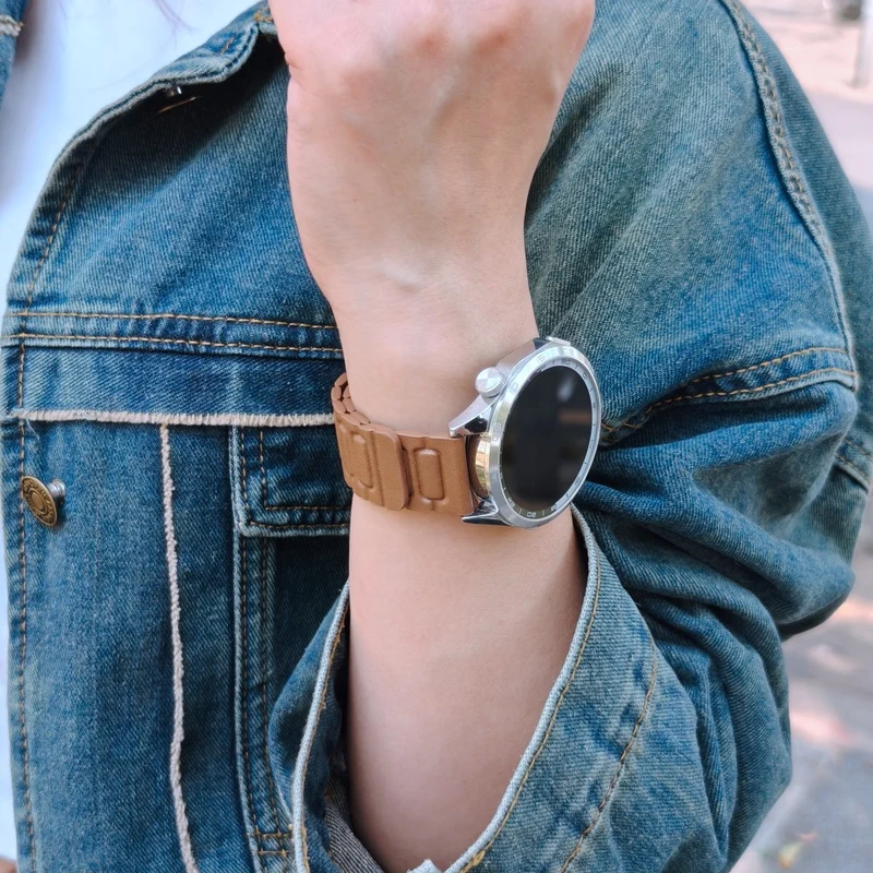 Unglaublich Widerstandsfähig Huawei Watch GT 5 Pro 46mm Kunstleder Armband