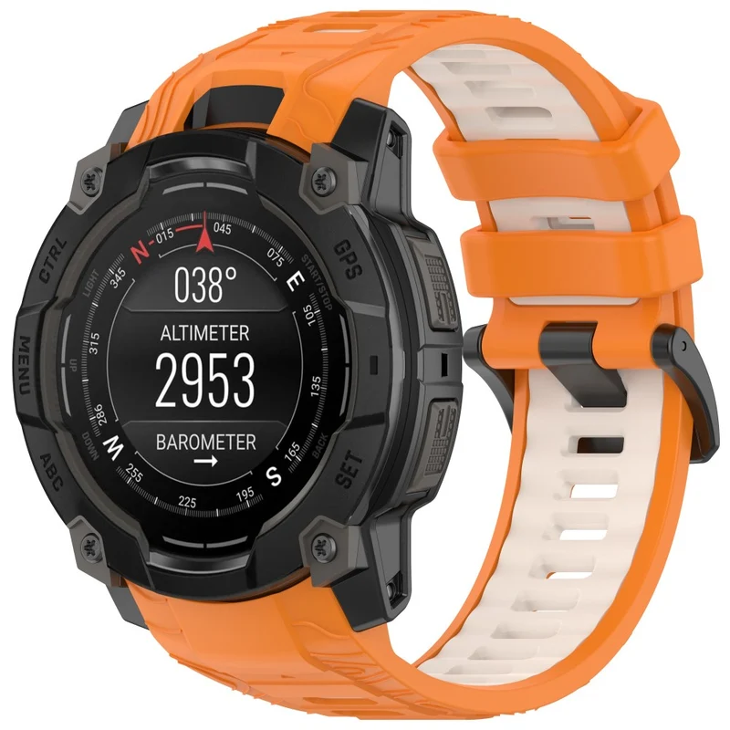 Stilvoll Garmin Instinct 3 AMOLED 50mm Silikon Armband